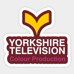 Yorkshire vintage Television Sticker